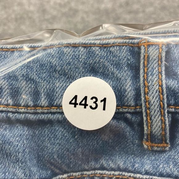 BDG Urban Outfitters 90s Style Button Front Denim Blue Jean Skirt Size M - Picture 7 of 7